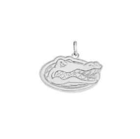 3/8" Sterling Silver Gator Head Pendant Charm