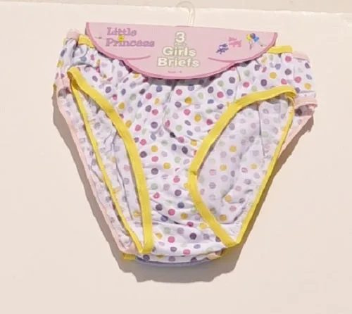 3pc Kids Panties On Hanger