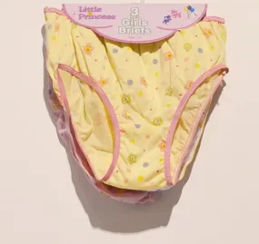 3pc Kids Panties On Hanger