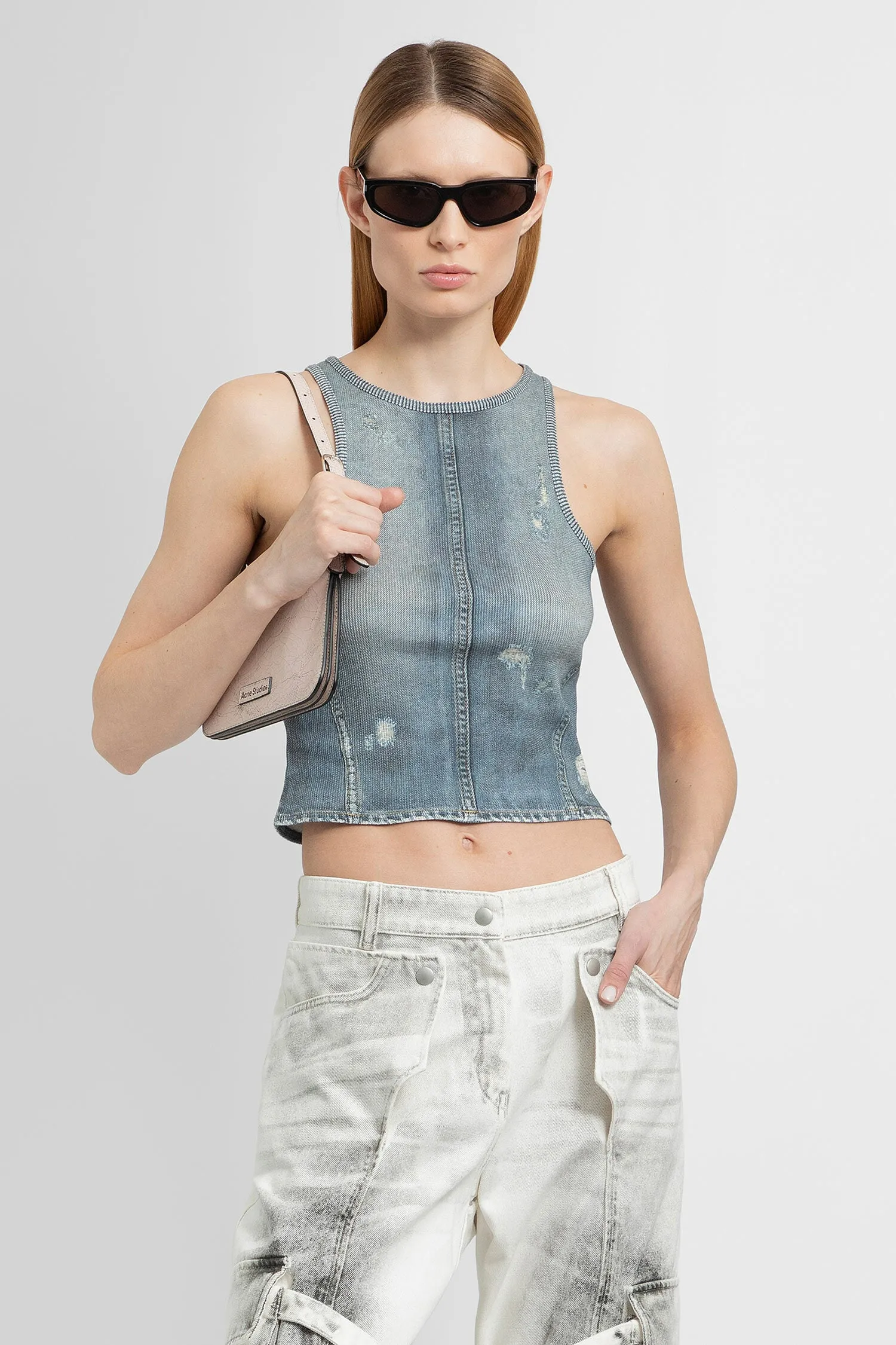 ACNE STUDIOS WOMAN BLUE TOPS