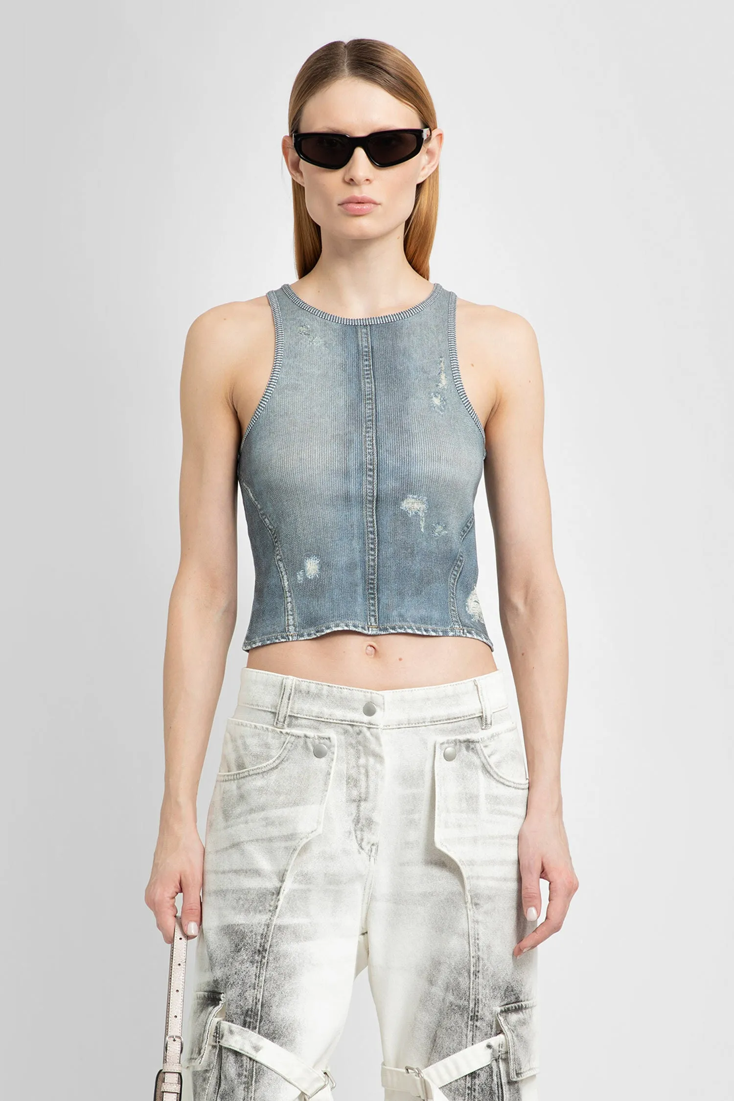 ACNE STUDIOS WOMAN BLUE TOPS