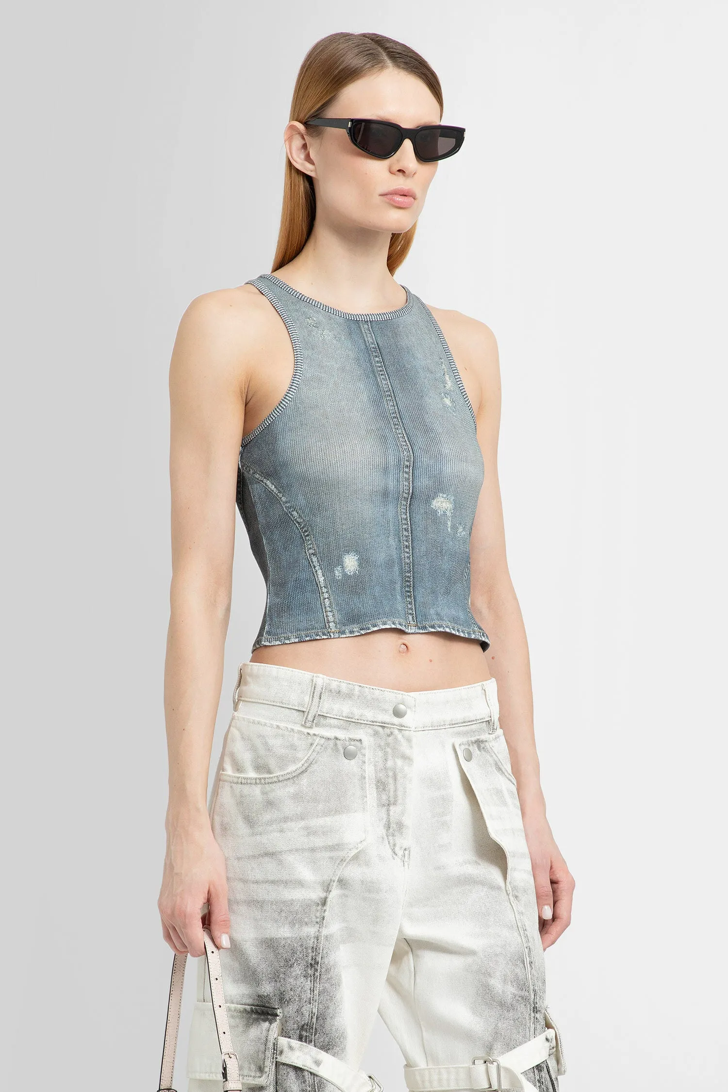 ACNE STUDIOS WOMAN BLUE TOPS