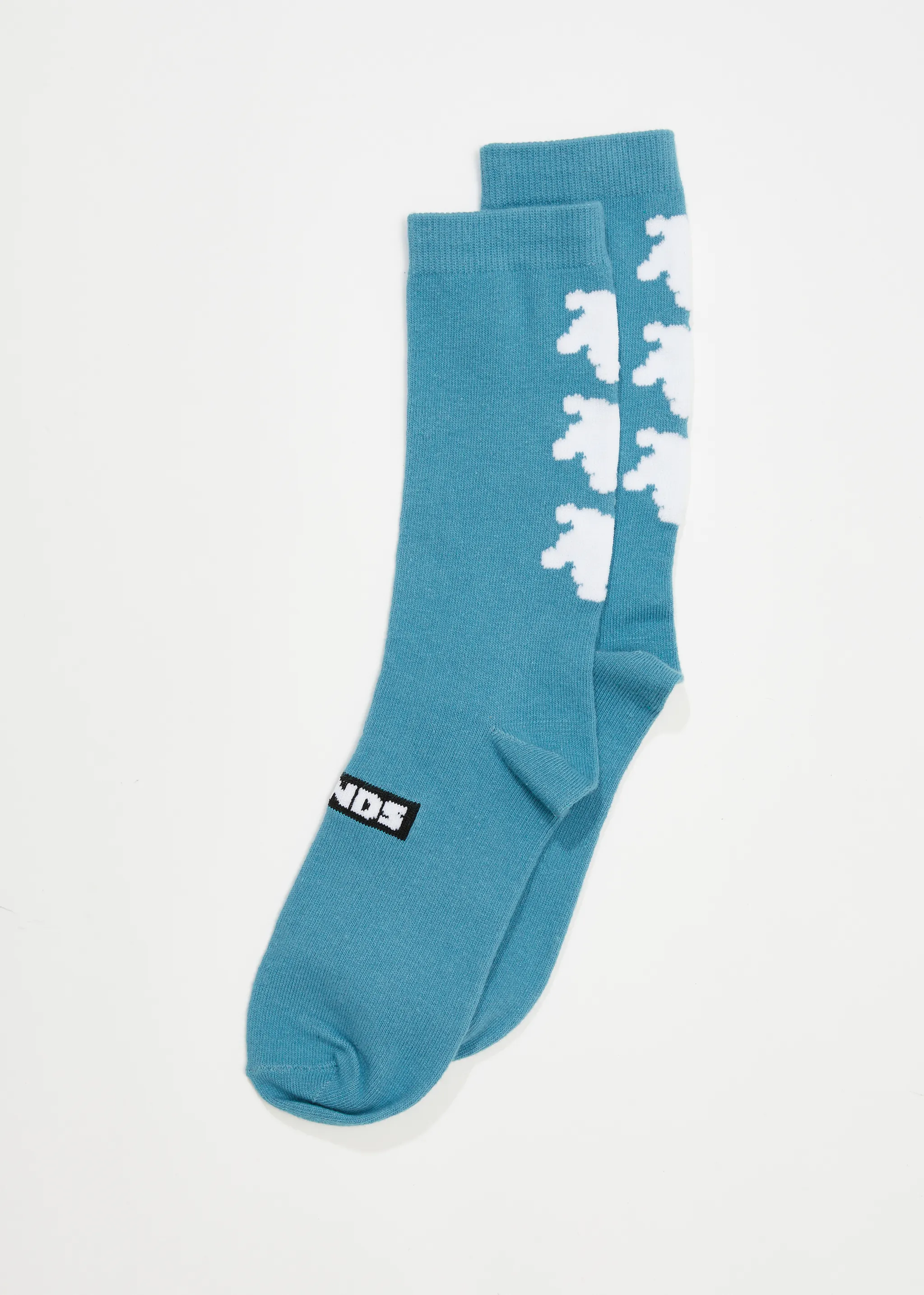 AFENDS Unisex Polar - Crew Socks - Dark Teal