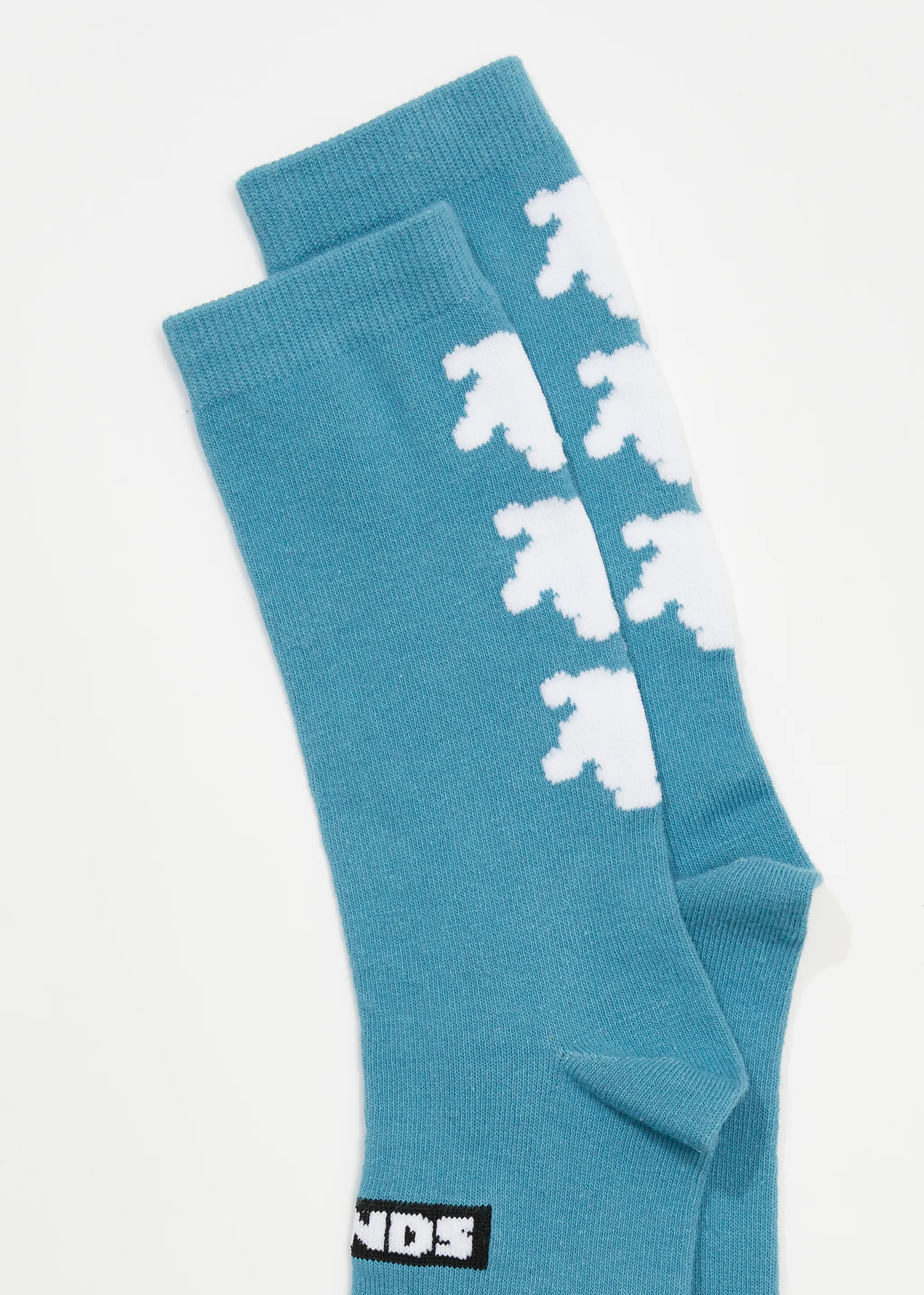 AFENDS Unisex Polar - Crew Socks - Dark Teal