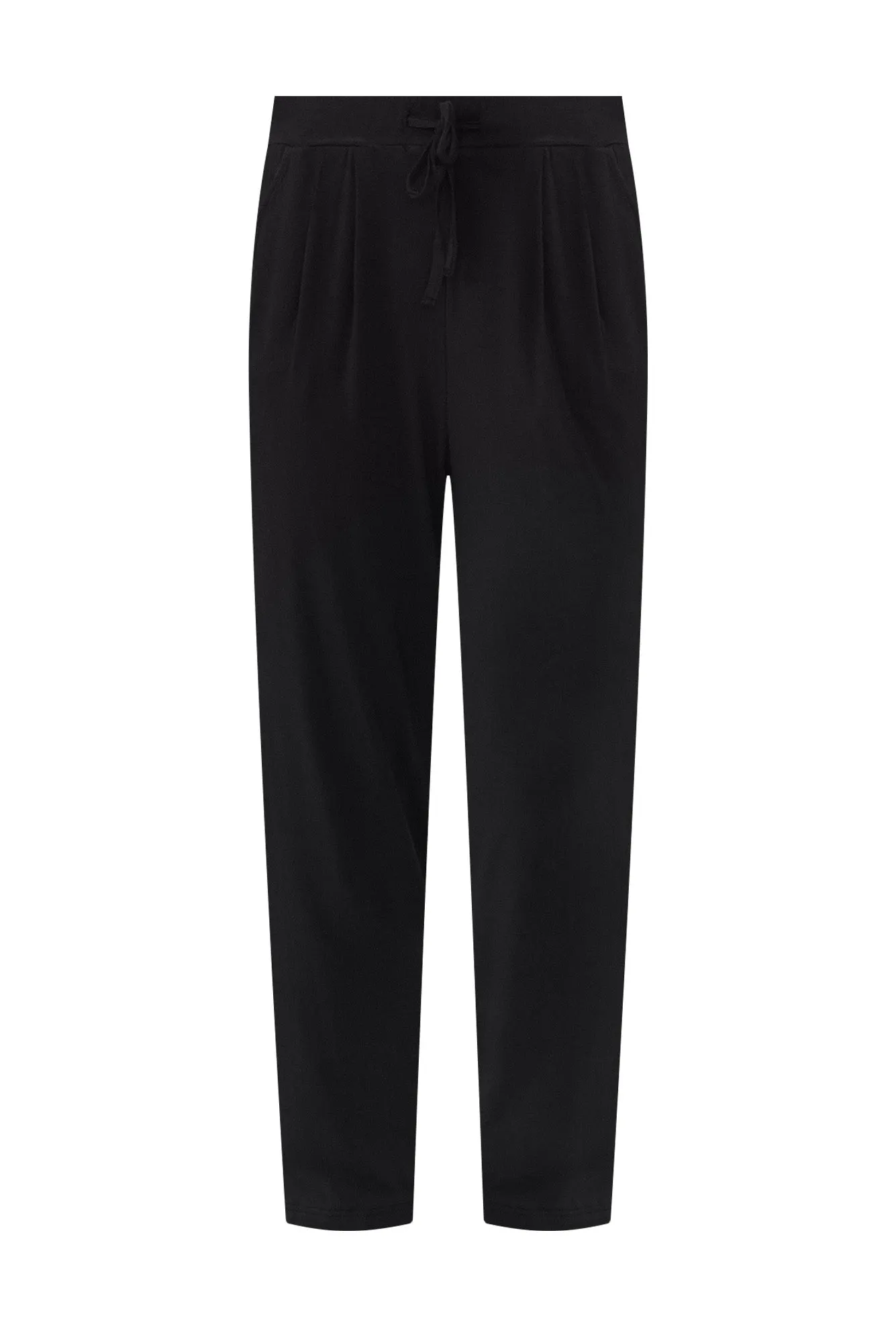 Alabama Black Modal Straight Leg Pants