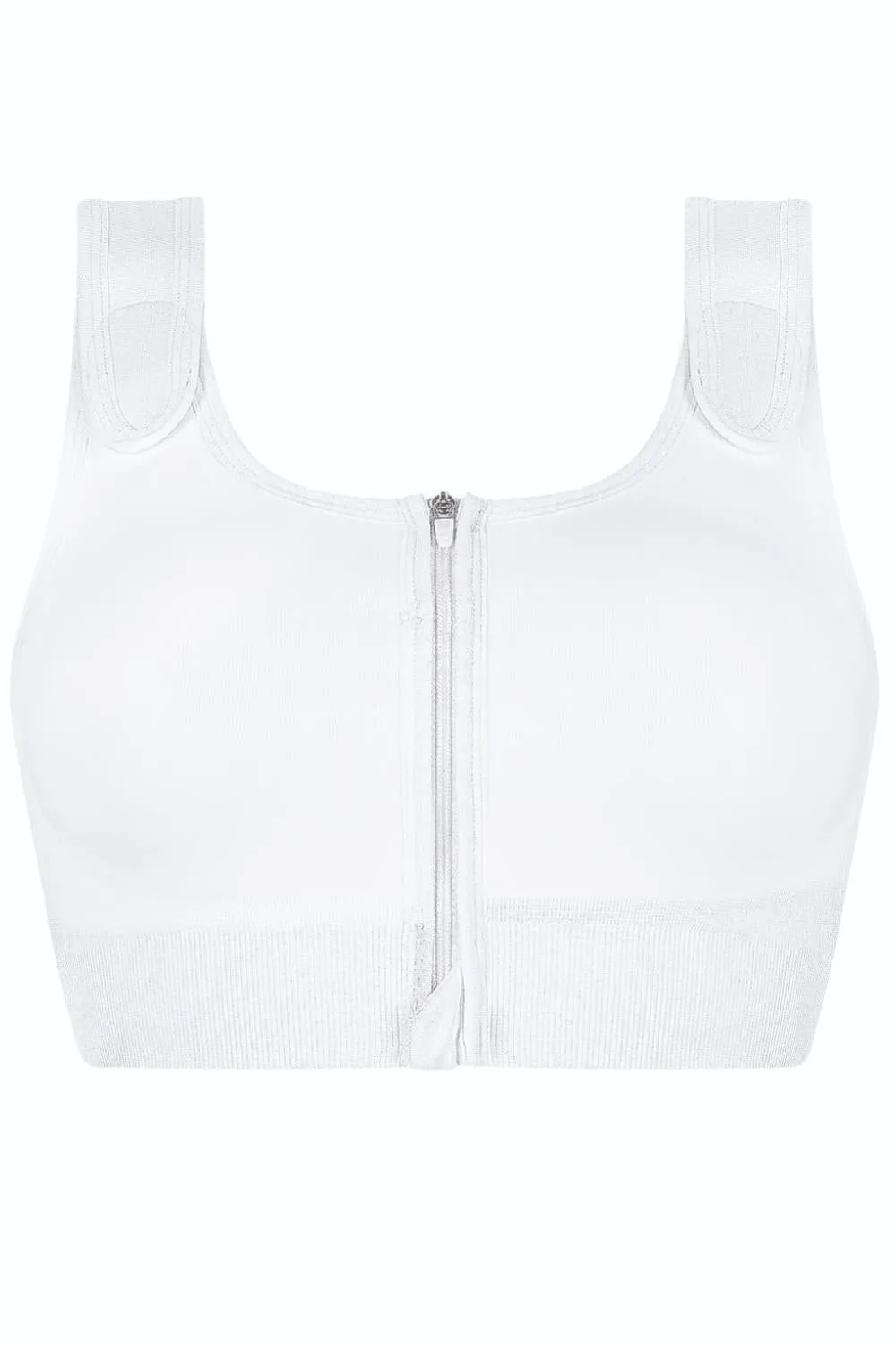 Amoena Pamela Seamless Post-Surgical Bra, White (45010)