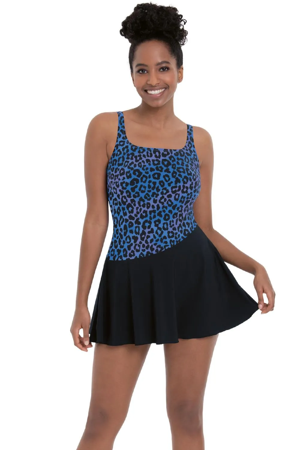 Anita KISTA Mastectomy Swimdress, Fusion Blue (M36409)