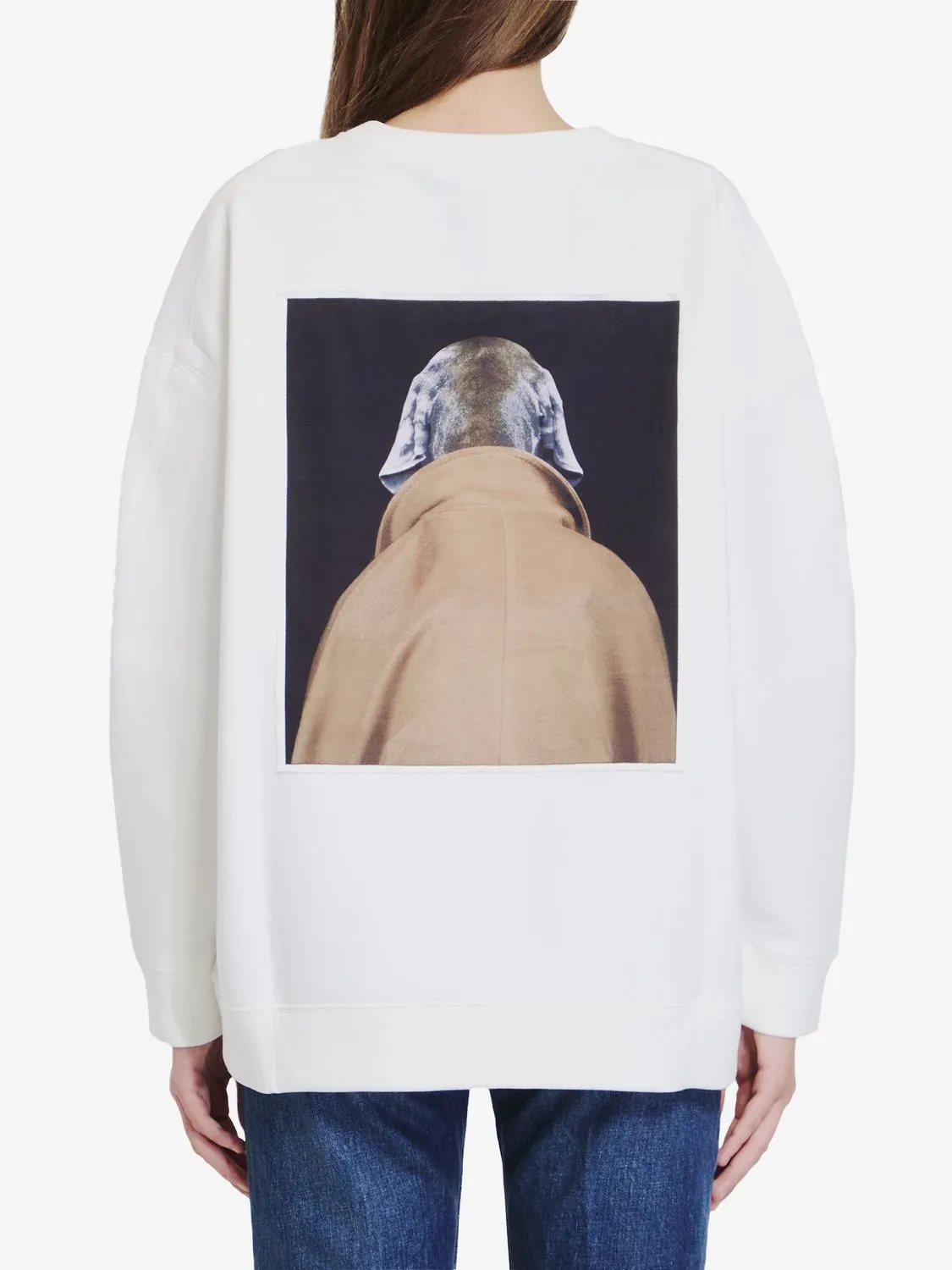 BACCO - COTTON SWEATSHIRT WITH WEGMAN PRINT