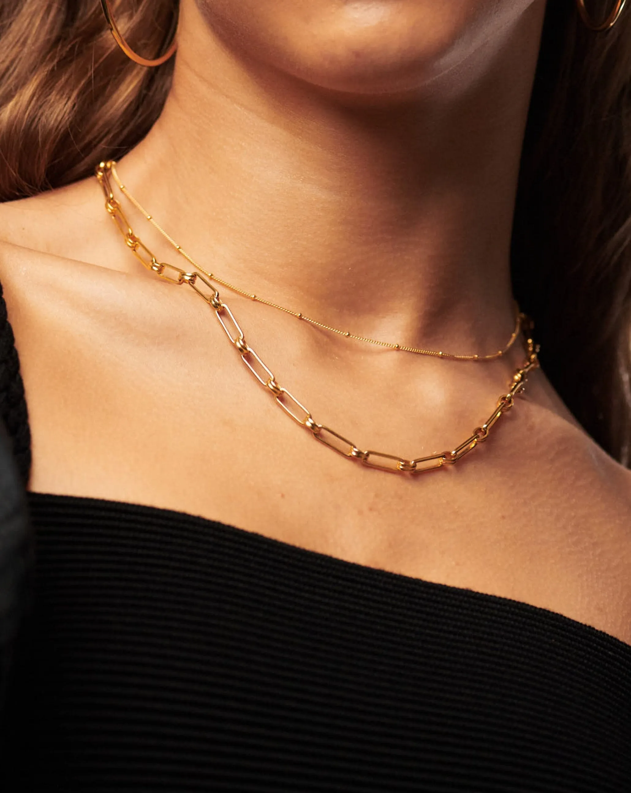 Bobble Chain Choker | 18ct Gold Vermeil