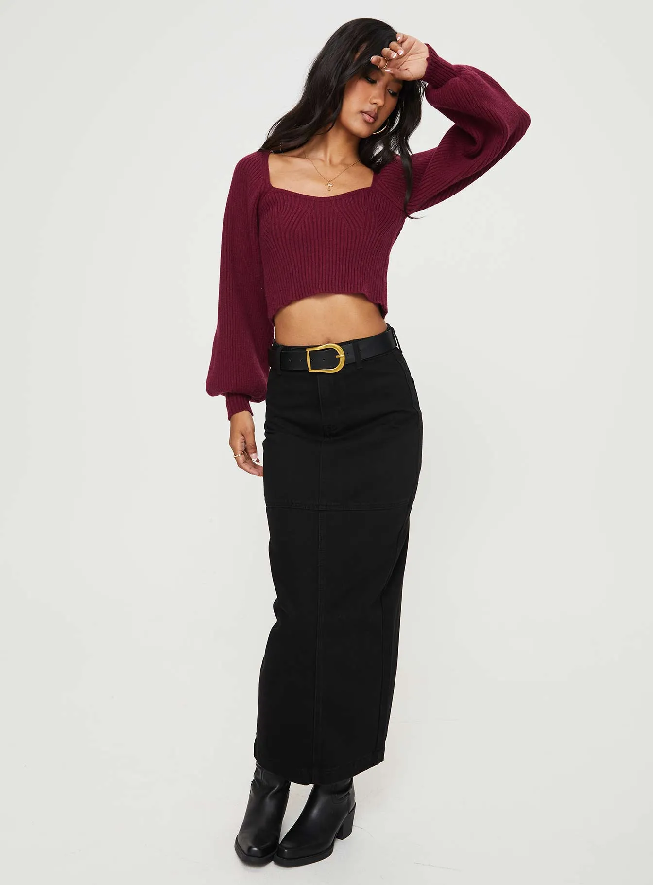 Bohemia Sweater Burgundy