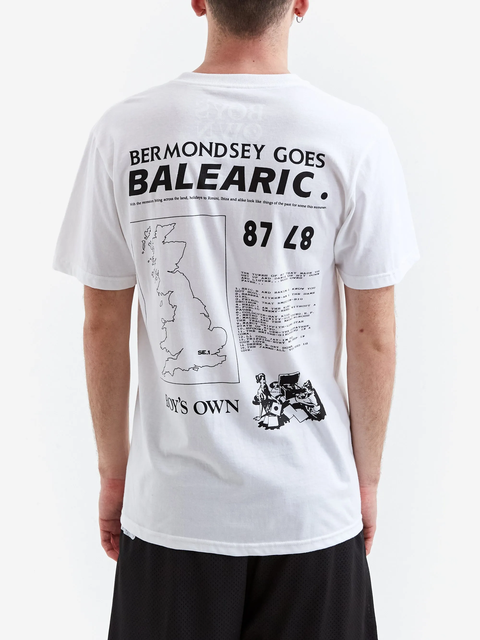 Boys Own Bermondsey Goes Balearic T-Shirt - White