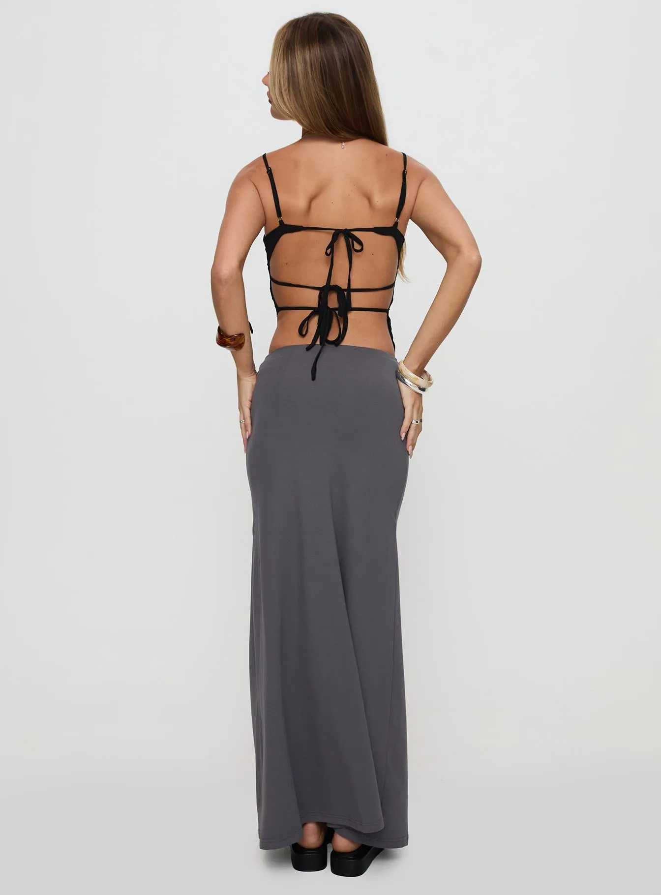 Calisay Maxi Skirt Slate