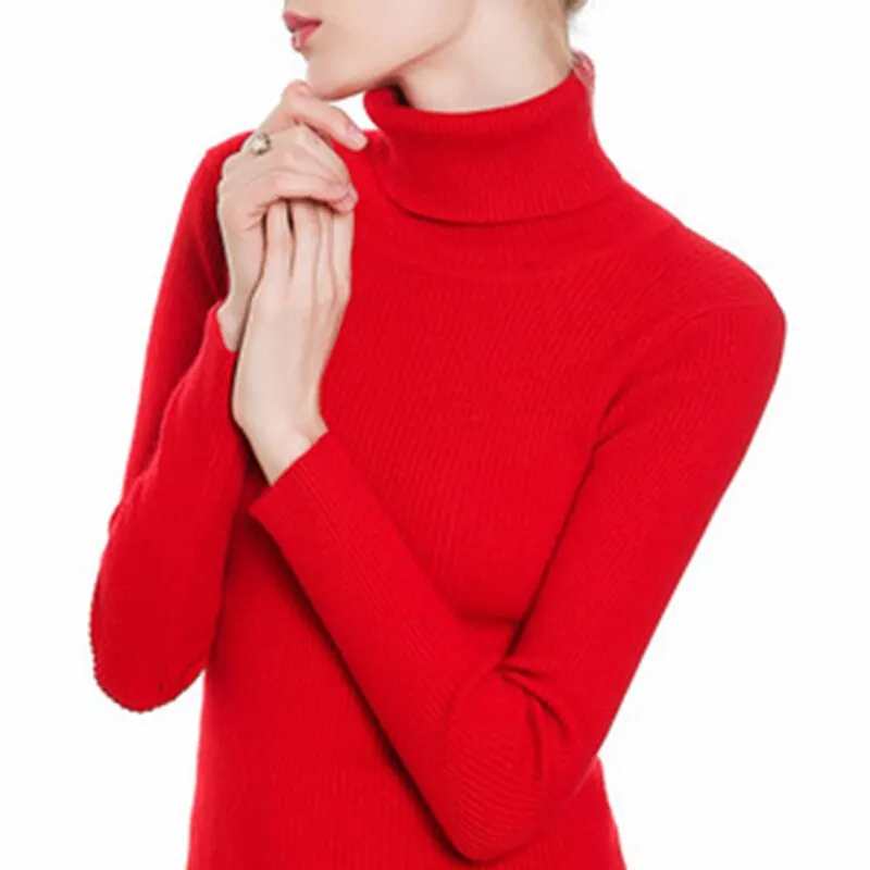 Causal Turtleneck Knitted Sweater