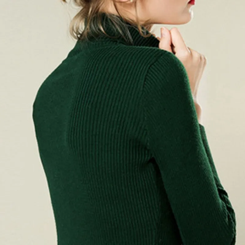 Causal Turtleneck Knitted Sweater