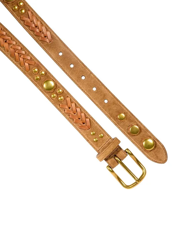 Ceinture Gaucho Belt in Tabac