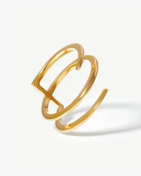 Claw Lacuna Ring | 18k Gold Vermeil