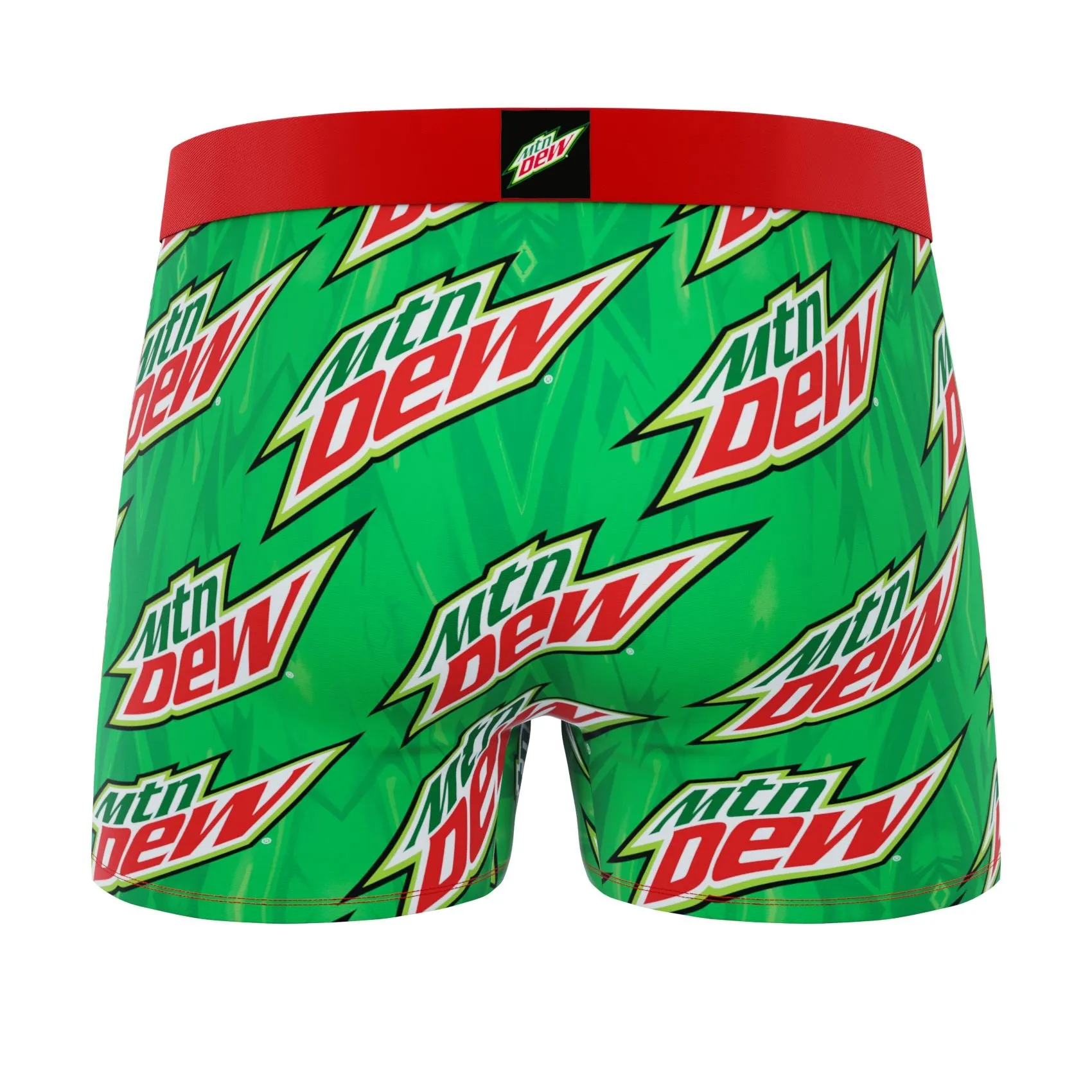 CRAZYBOXER Mountain Dew Monsters Men's Boxer Briefs (2 pack)