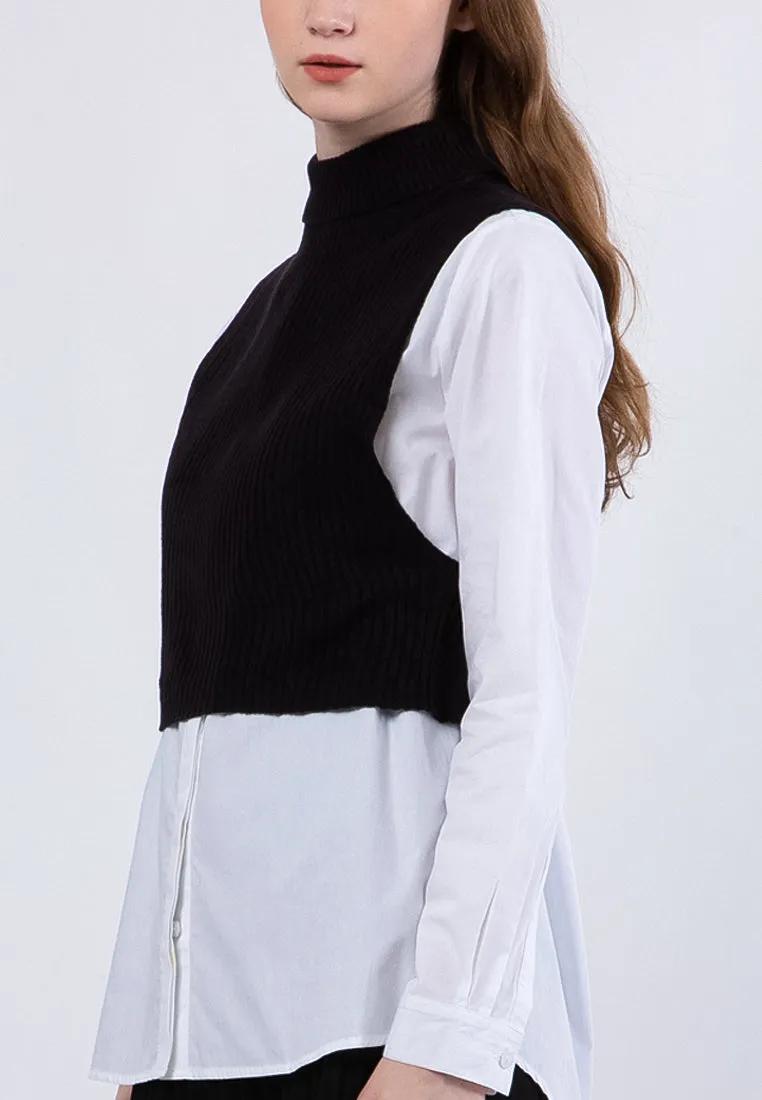 Crop Knit Vest