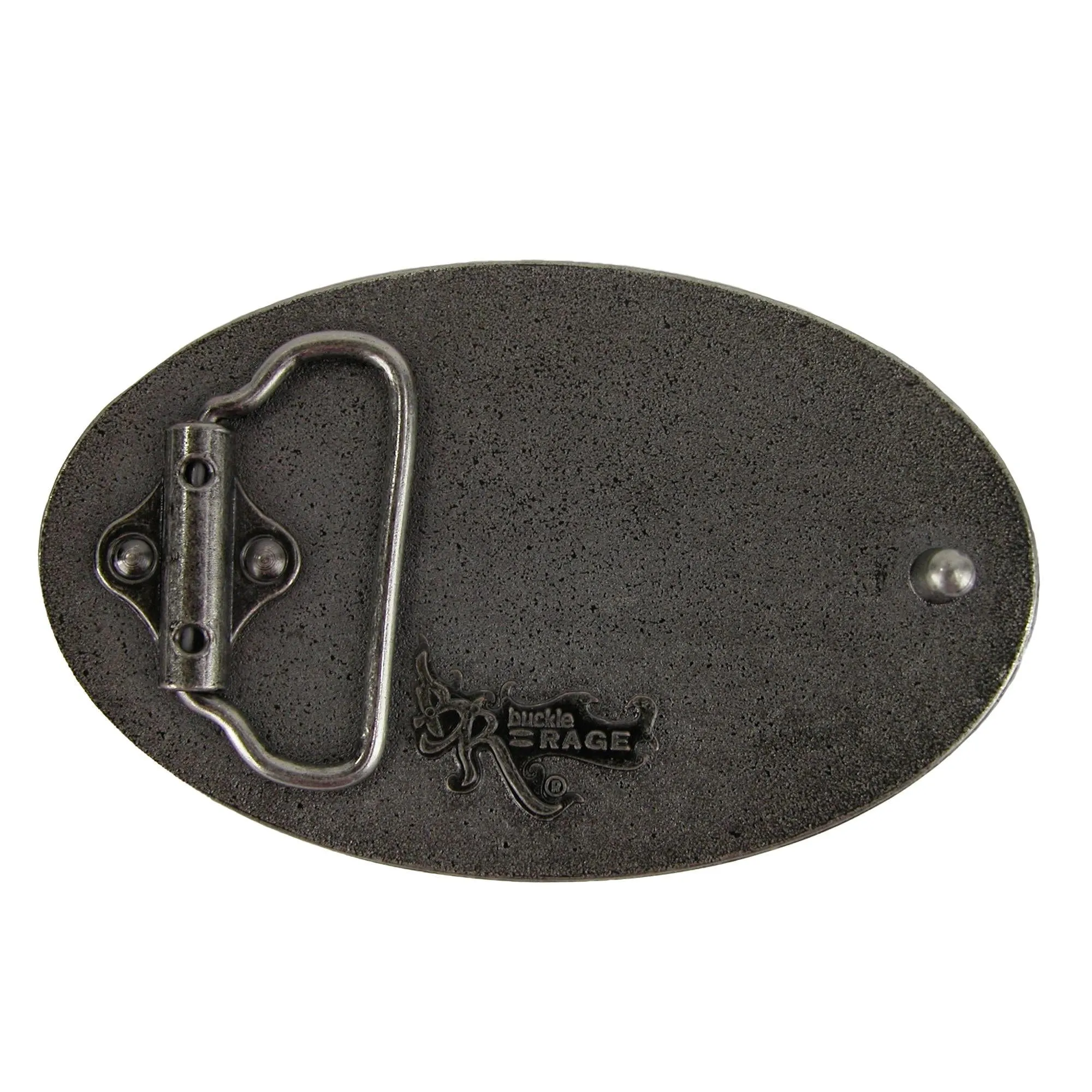 CTM® Blank Oval Belt Buckle