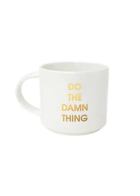 Do The Damn Thing Gold Metallic Mug