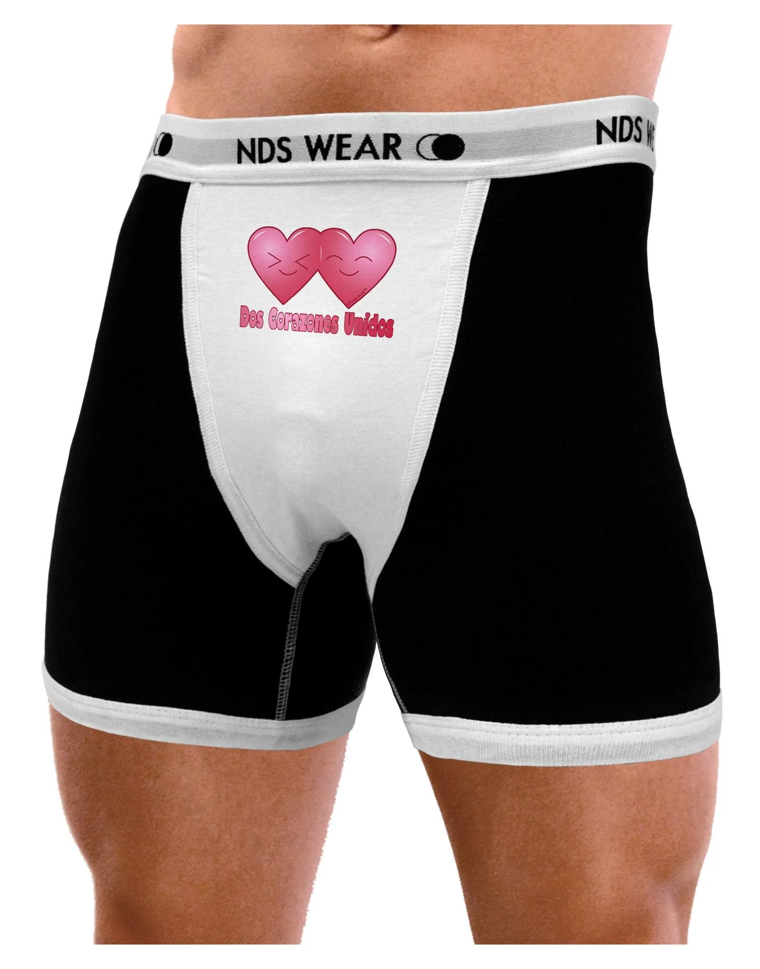 Dos Corazones Unidos Design Mens Boxer Brief Underwear by TooLoud