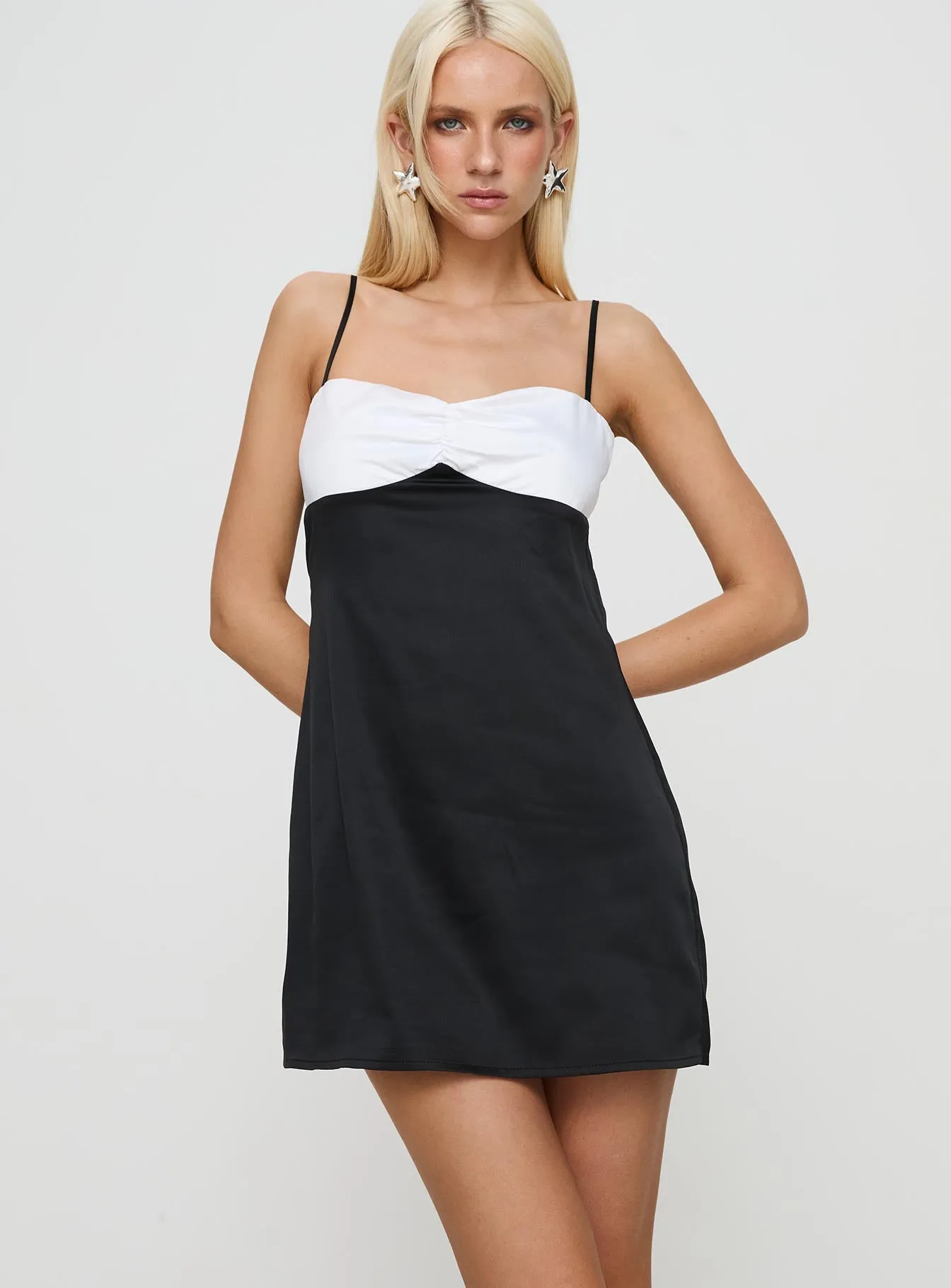 Fabulous Mini Dress Black / White