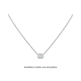 Forevermark Tribute™ Emerald Cut Diamond Necklace