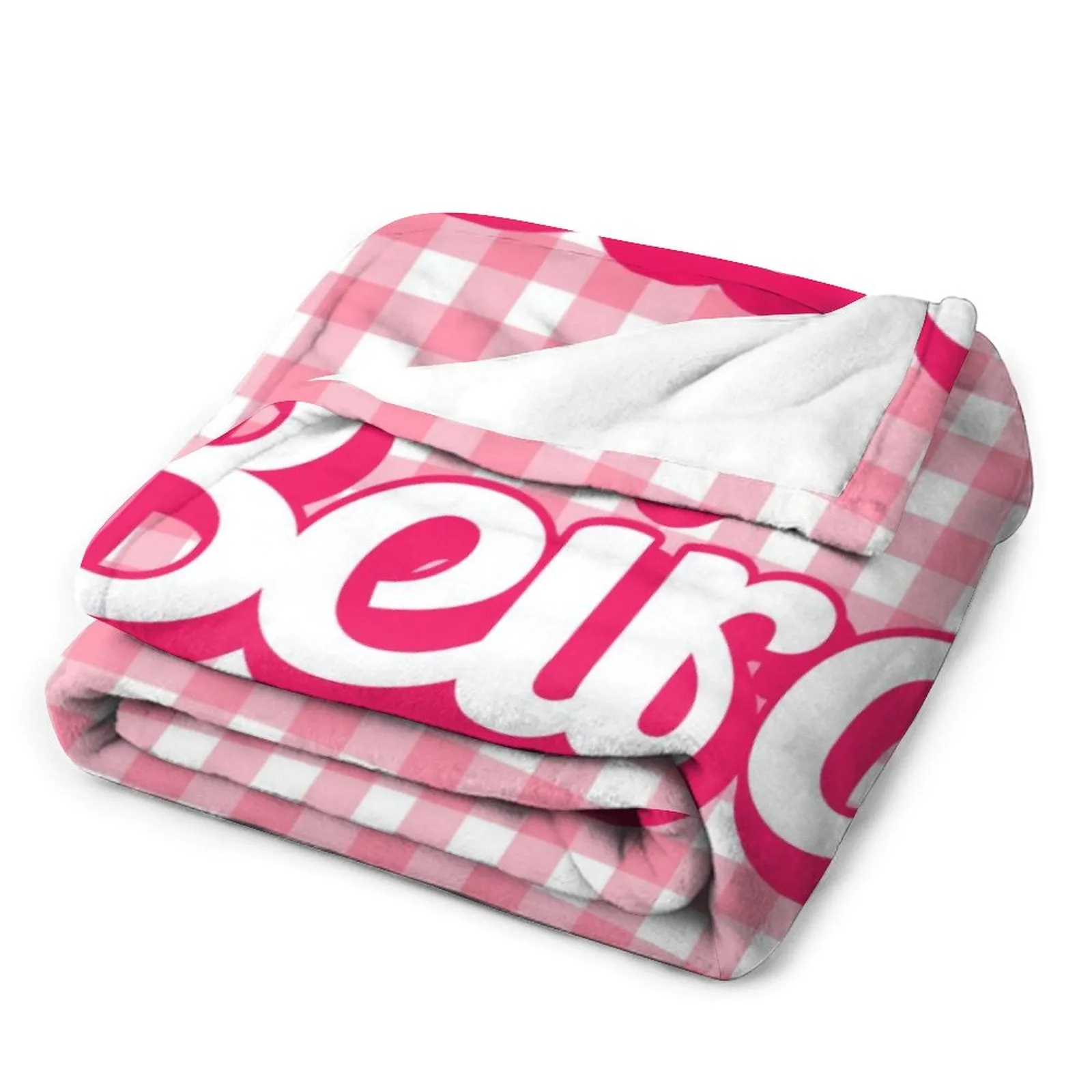 Free ShippingPink Personalized Name Custom Blanket