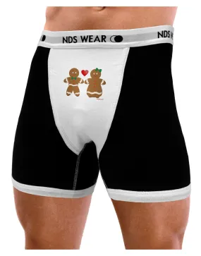 Gingerbread Man and Gingerbread Woman Couple Mens Boxer Brief Underwear by TooLoud