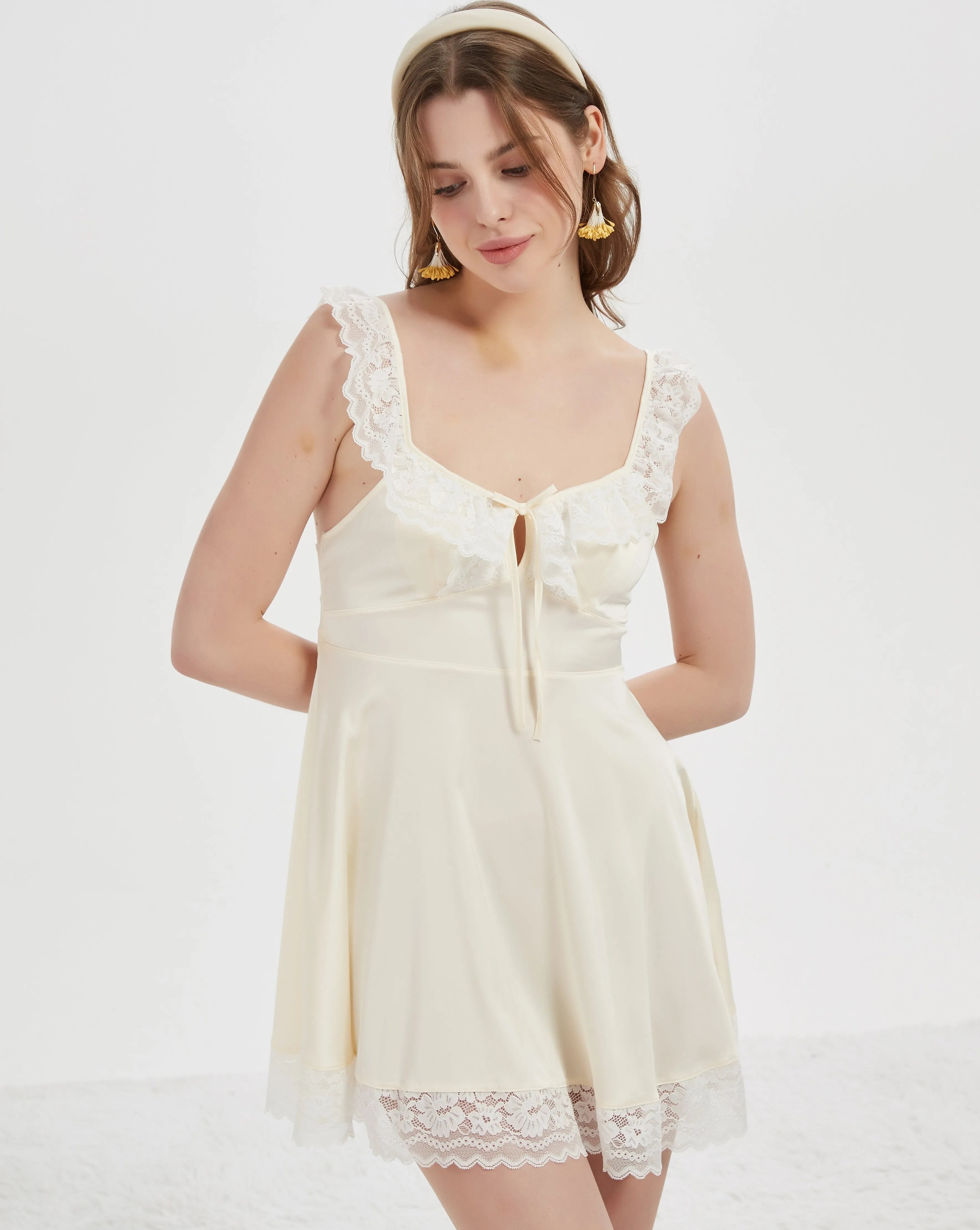 Ivory Lace Dream Nightdress