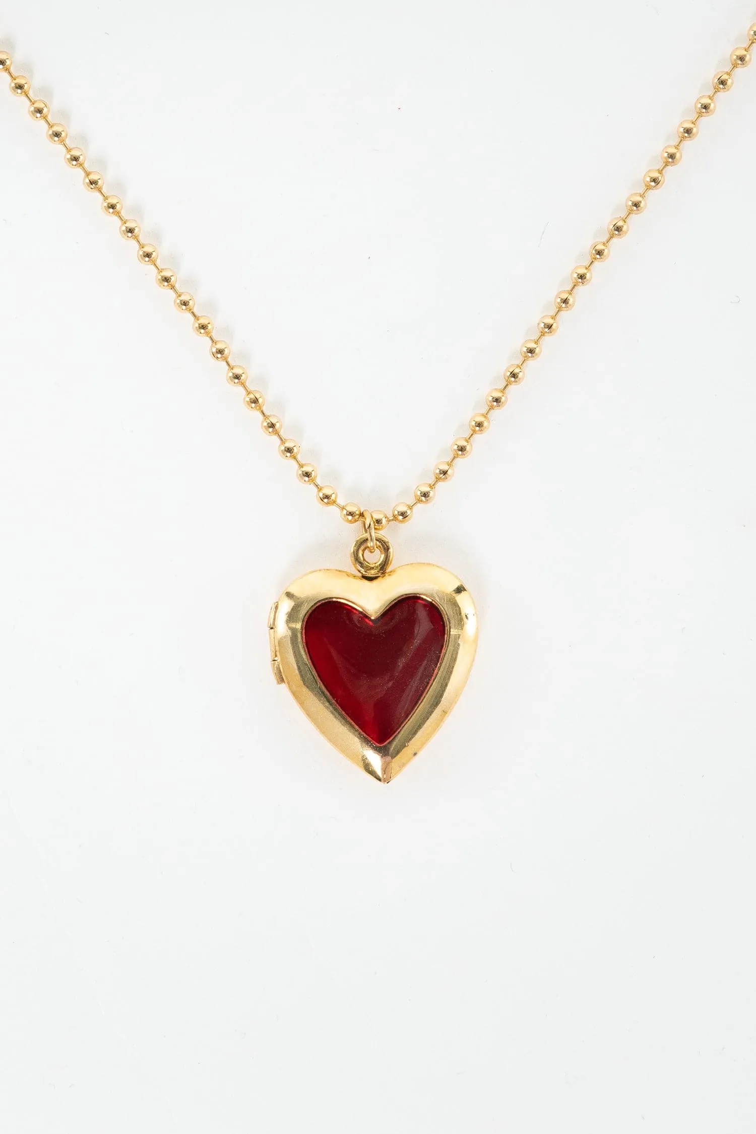 JWLEHL - Enameled Heart Locket