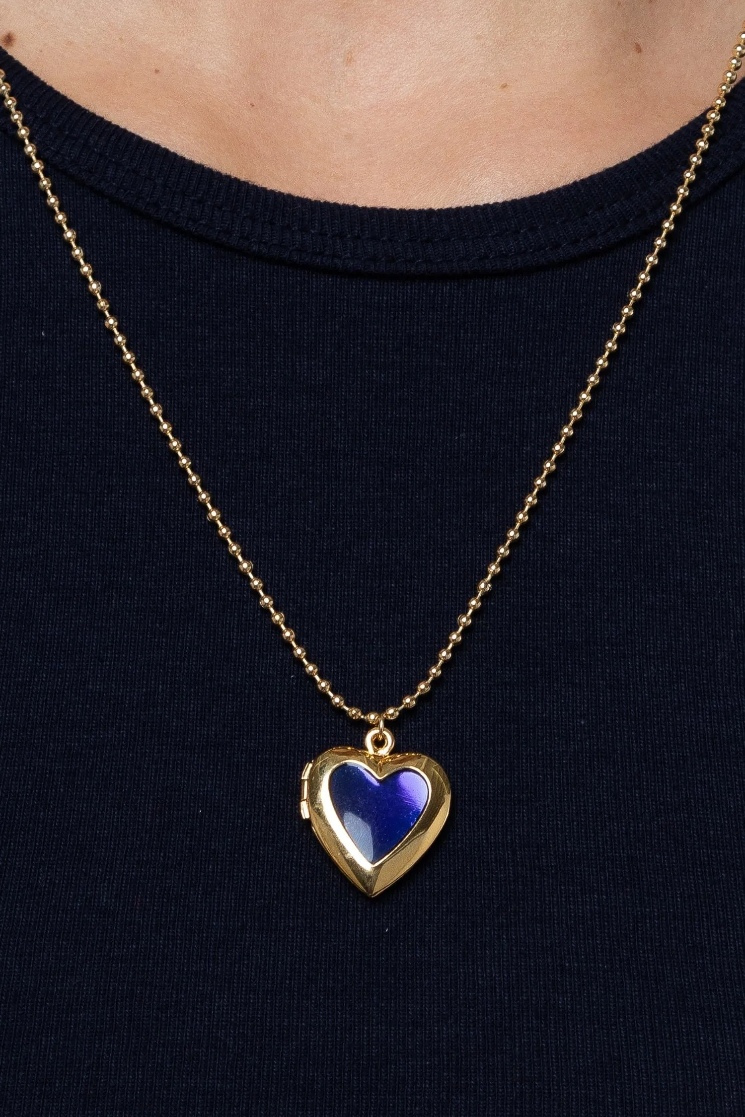 JWLEHL - Enameled Heart Locket