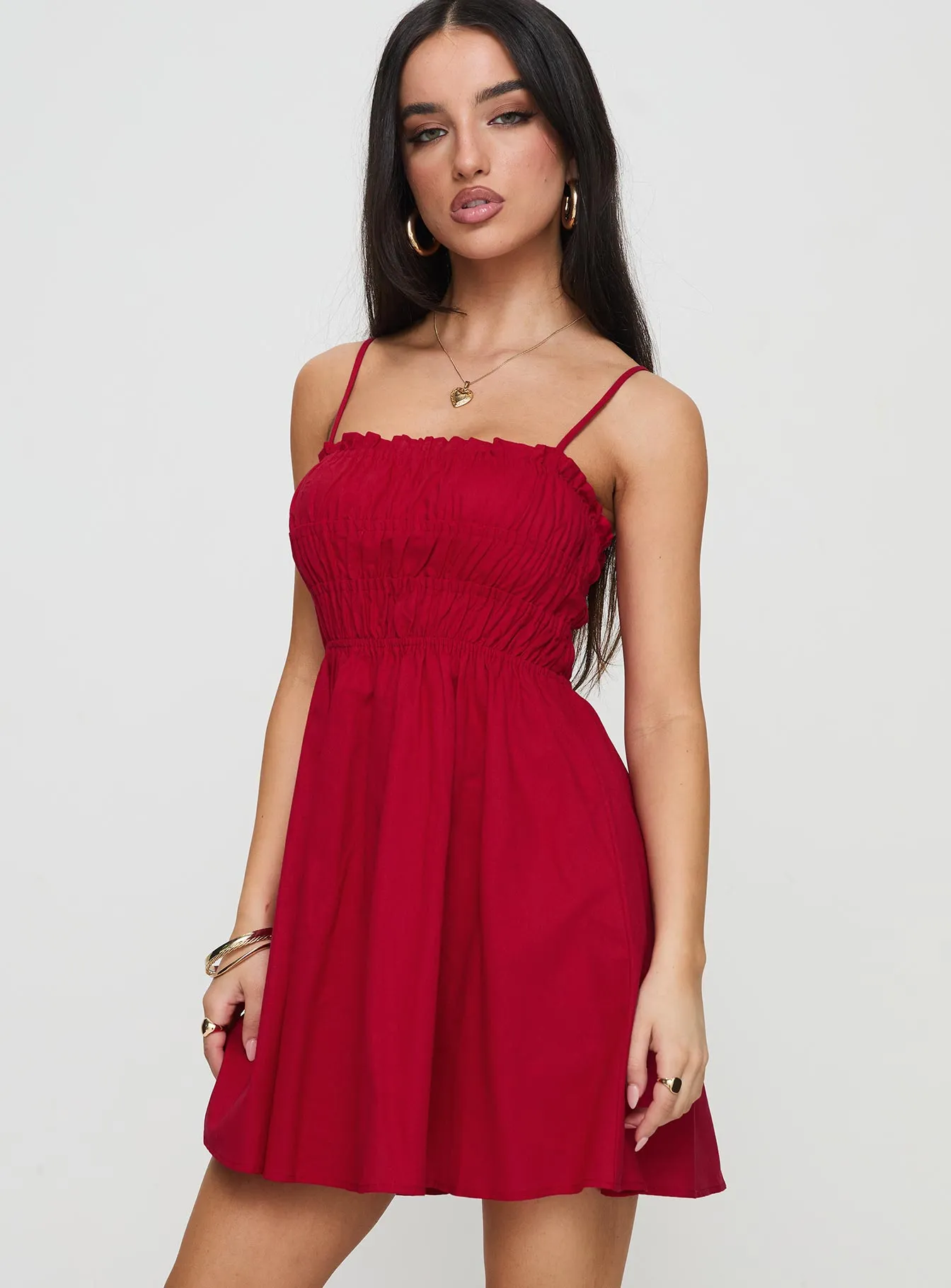 Ketzia Mini Dress Red