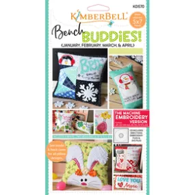 Kimberbell Bench Buddies January-April Machine Embroidery CD