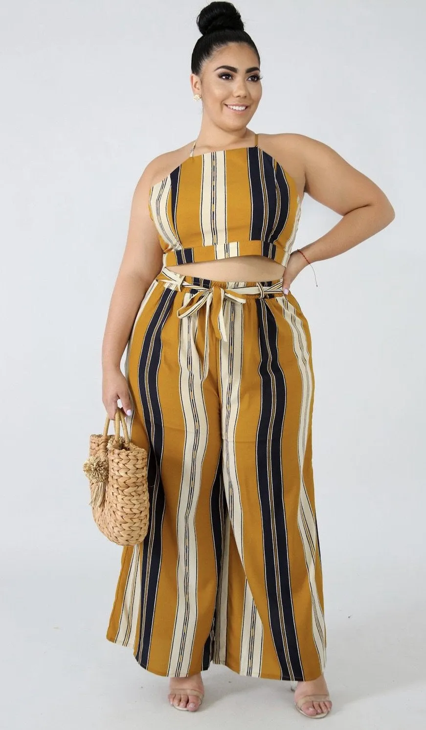 Love Enchanting Palazzo Set (Plus Size)