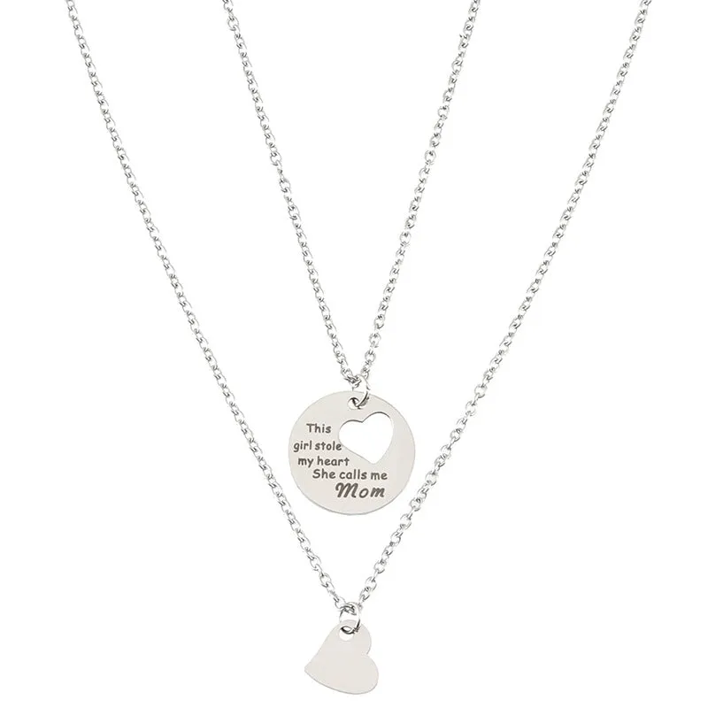 Love you MOM Unity Necklace (2 Necklaces)