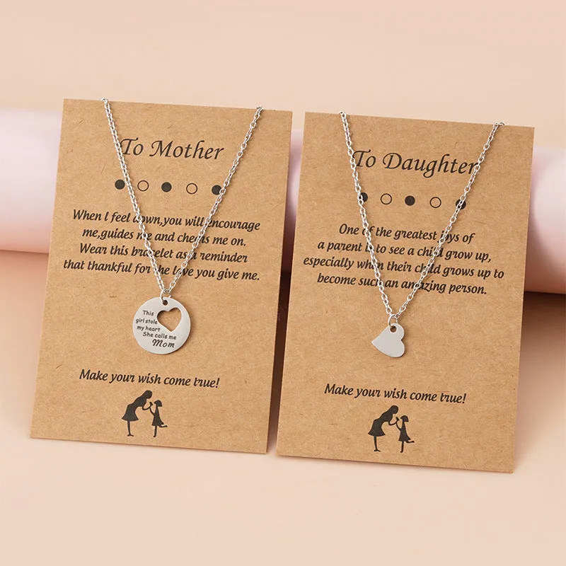 Love you MOM Unity Necklace (2 Necklaces)