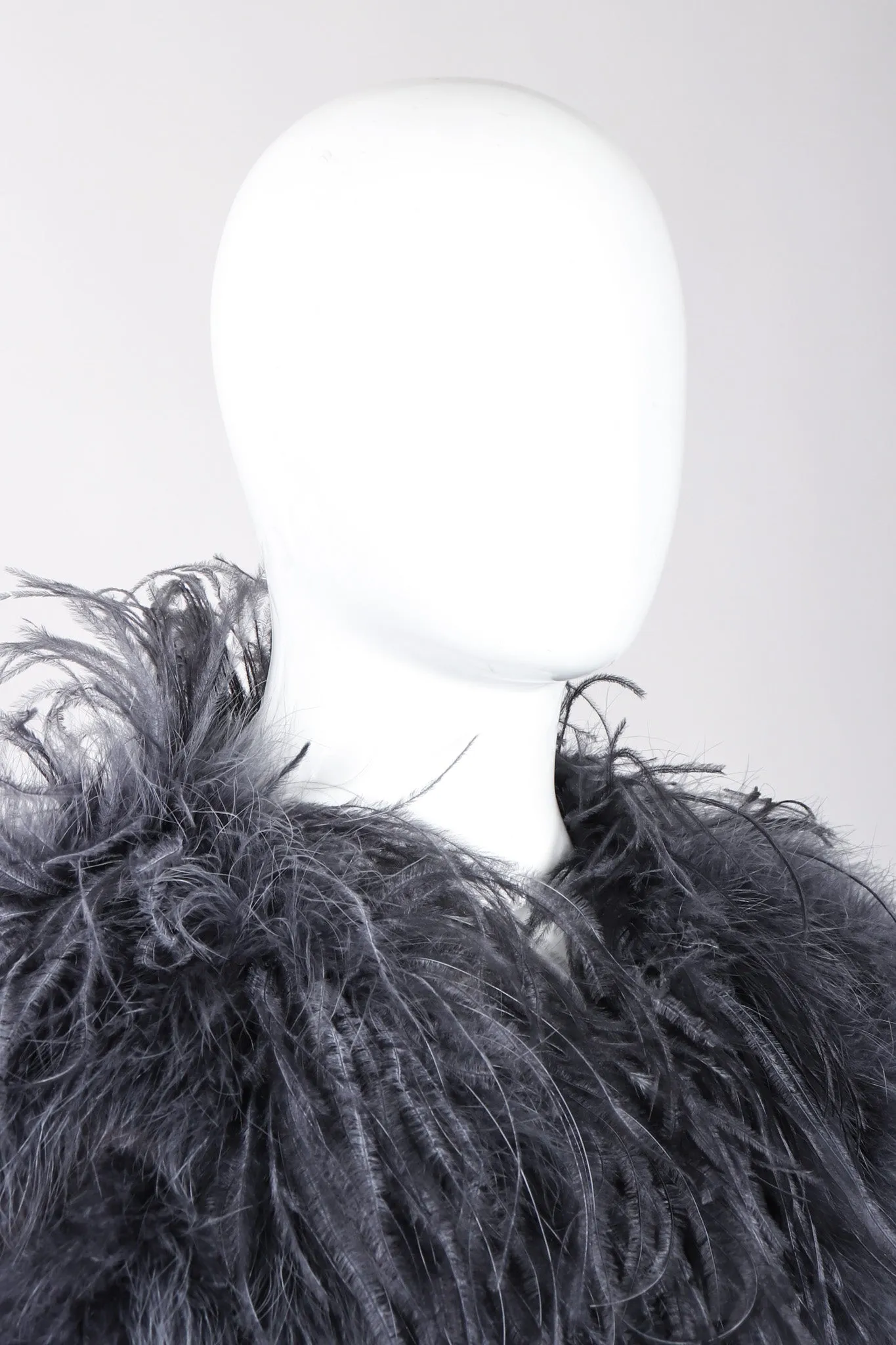 Marabou & Ostrich Feather Jacket