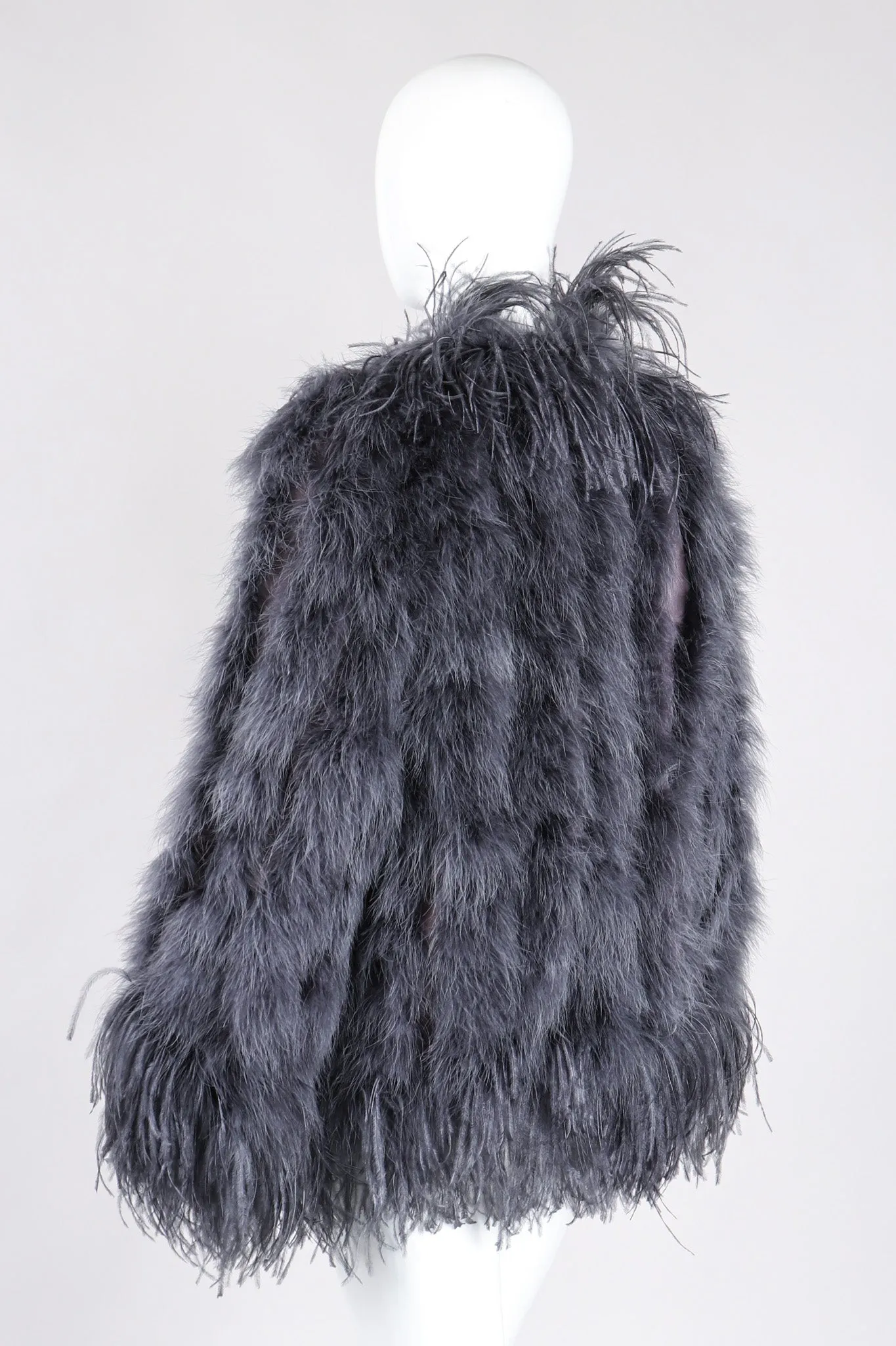 Marabou & Ostrich Feather Jacket