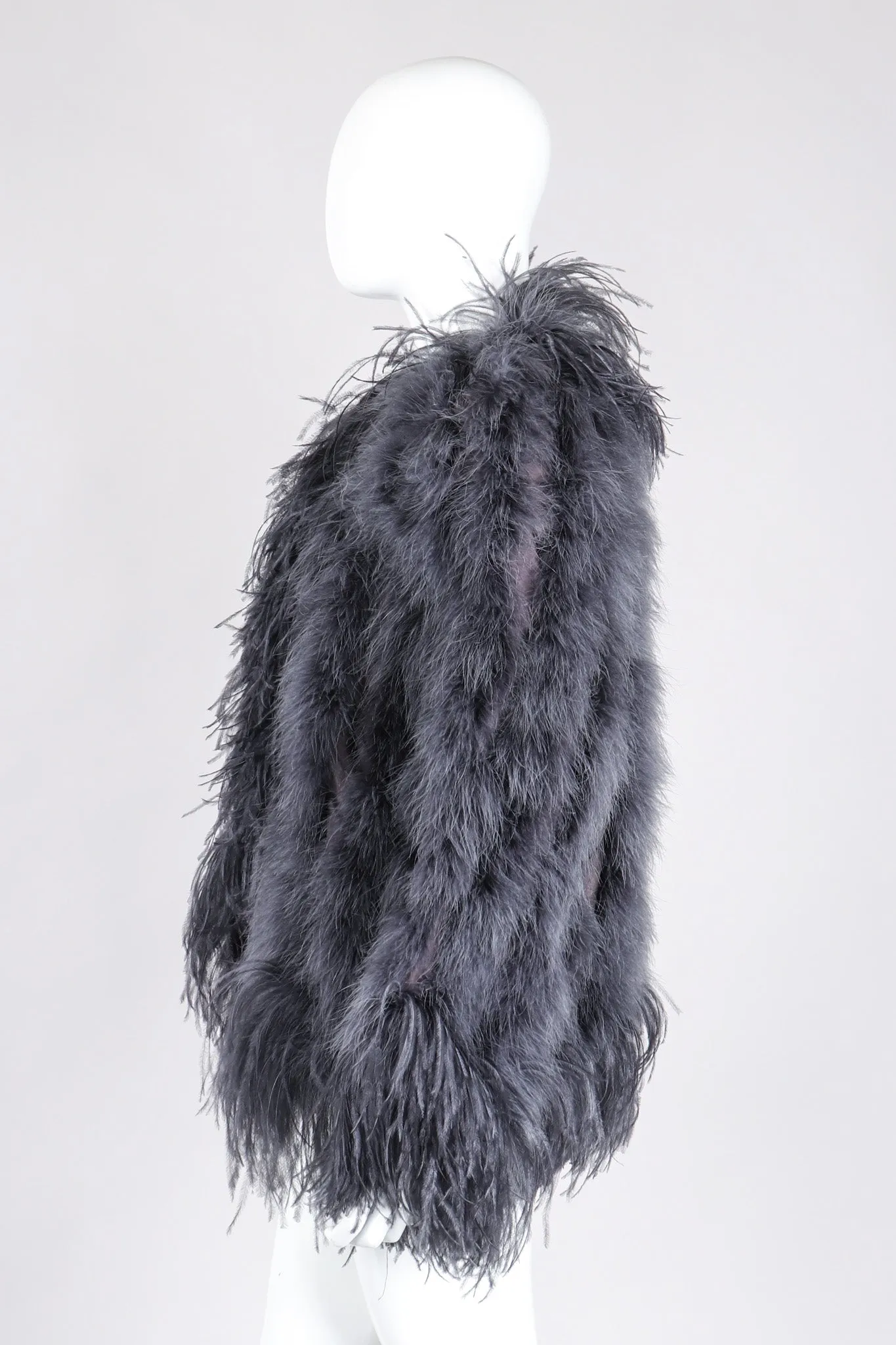 Marabou & Ostrich Feather Jacket