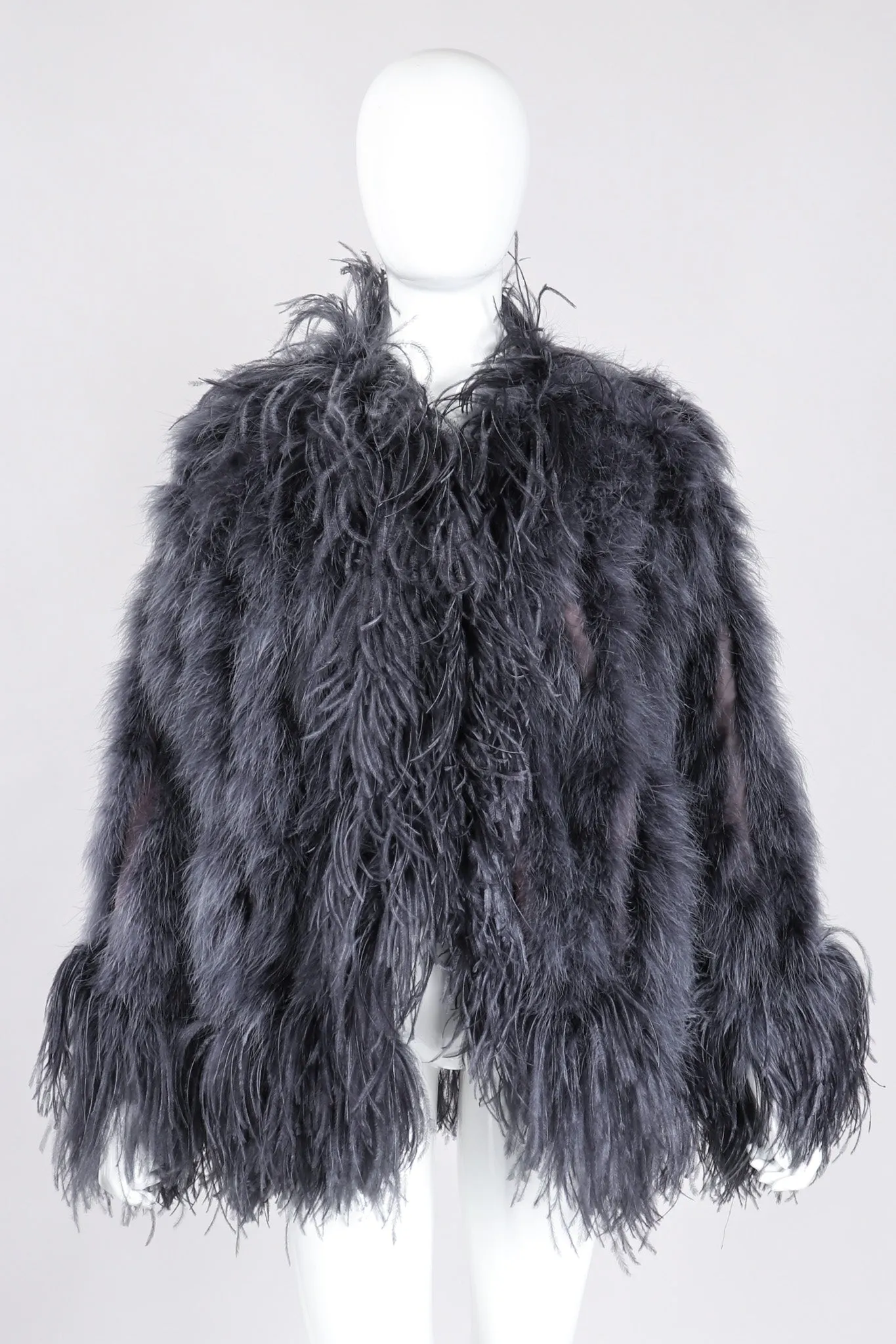 Marabou & Ostrich Feather Jacket