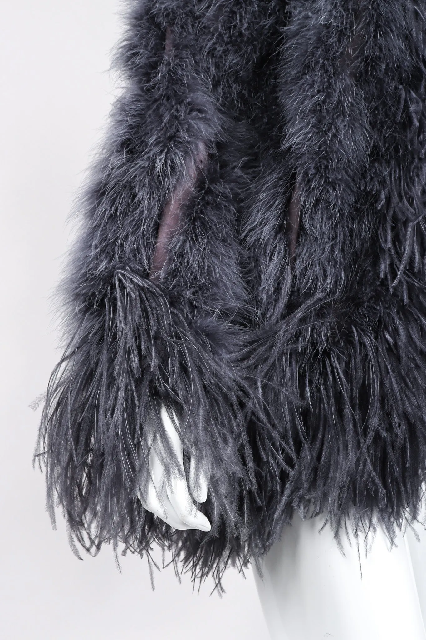 Marabou & Ostrich Feather Jacket