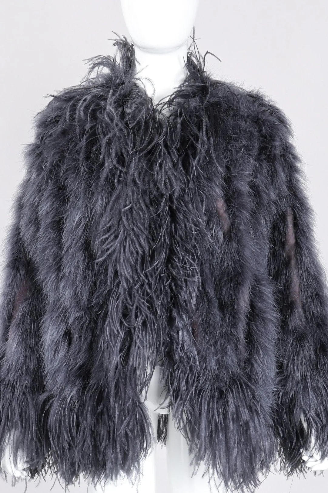 Marabou & Ostrich Feather Jacket