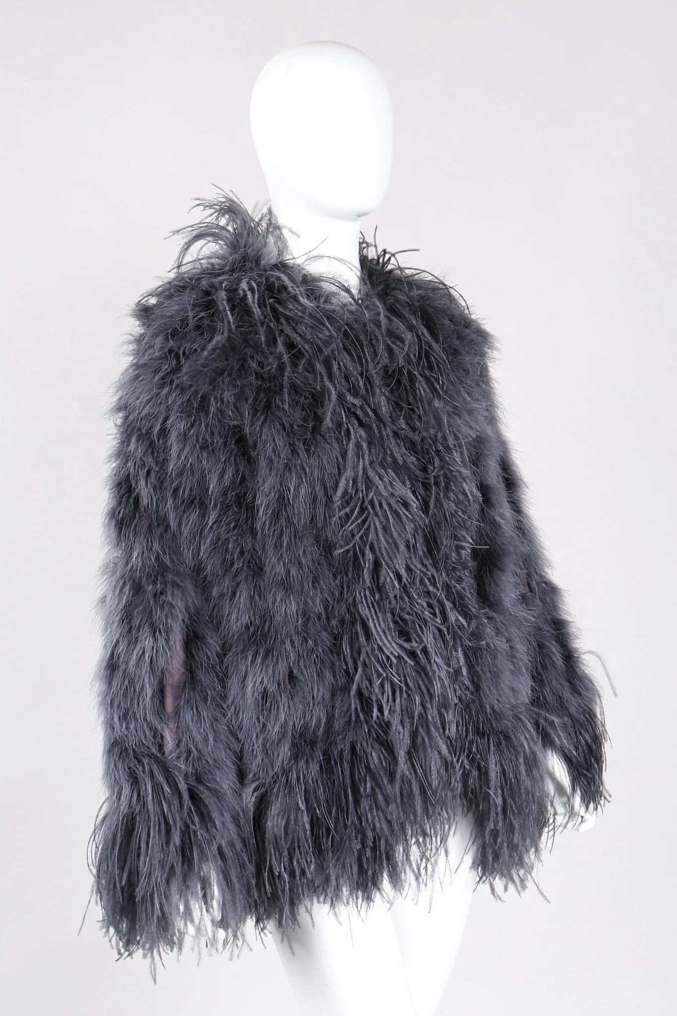 Marabou & Ostrich Feather Jacket