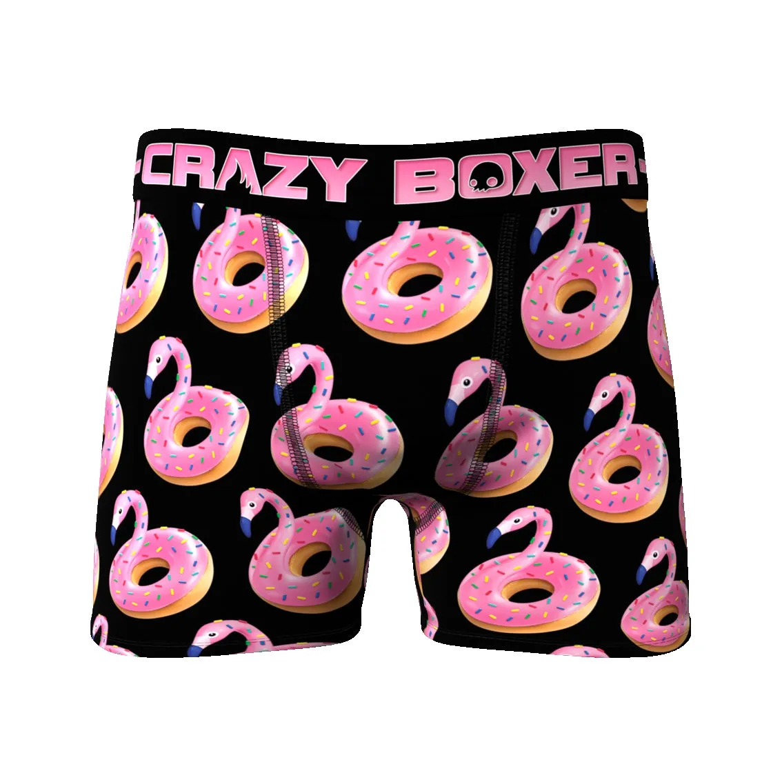 Men's 3-Pack Boxer Briefs - Animals - Flamingo Donut and Duck