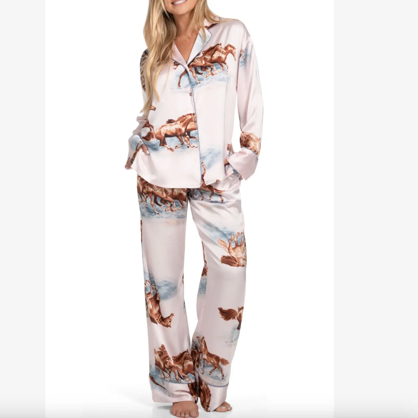 Midnight Bakery Wild Horses Pajamas MIQ445