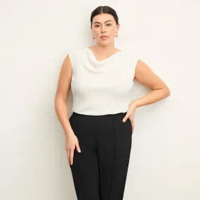 Nora Top - Eco Soft Wave :: Ivory