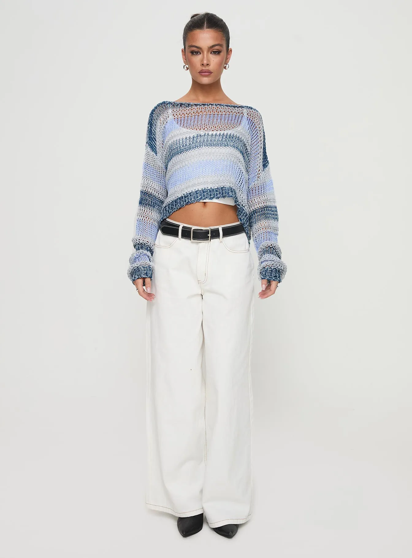 Perren Sweater Blue Stripe