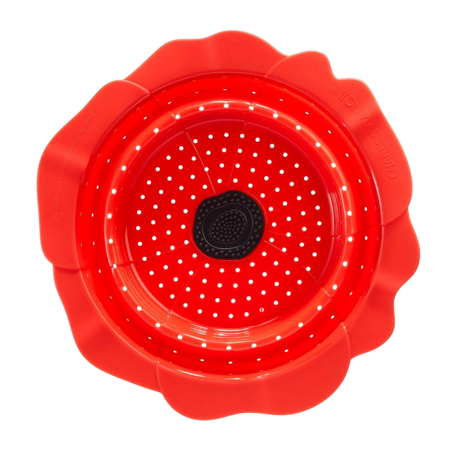 Poppy Colander / Collapsible Salad Strainer by Charles Viancin