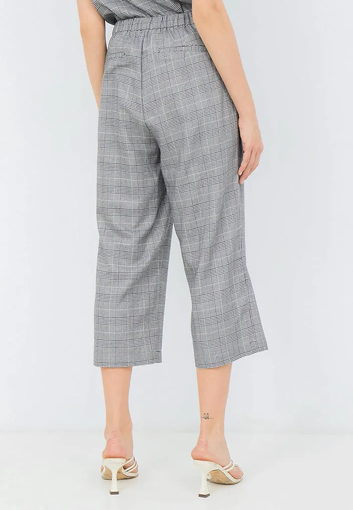 Printed Relaxed Crop Trouser